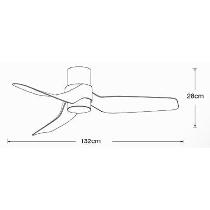Lucci air 213354 - LED Димируем вентилатор за таван NAUTICA 1xGX53/12W/230V черен + дистанционно управление