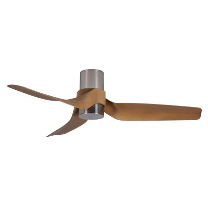 Lucci air 213355-LED Димируем таванен вентилатор NAUTICA 1xGX53/12W/230V кафяв/лъскав хром + дистанционно управление