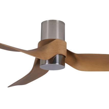 Lucci air 213355-LED Димируем таванен вентилатор NAUTICA 1xGX53/12W/230V кафяв/лъскав хром + дистанционно управление