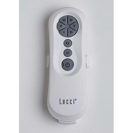 Lucci air 213358 - LED Димируем вентилатор за таван LINE 1xGX53/12W/230V черен + дистанционно управление
