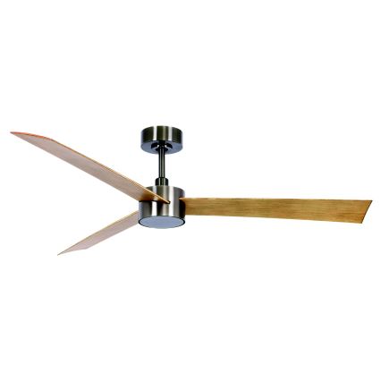 Lucci air 21610449 - LED Димируем таванен вентилатор CLIMATE 1xGX53/12W/230V кафяв/лъскав хром + дистанционно управление