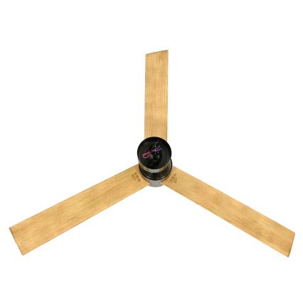 Lucci air 21610449 - LED Димируем таванен вентилатор CLIMATE 1xGX53/12W/230V кафяв/лъскав хром + дистанционно управление