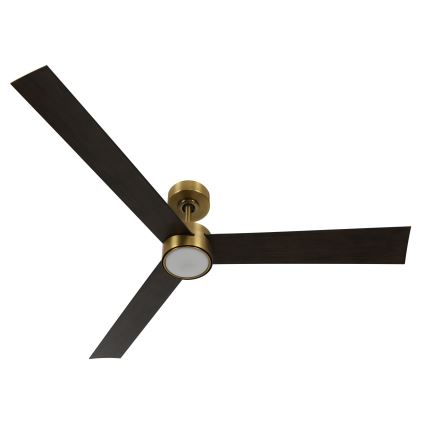 Lucci air 21610549- LED Димируем таванен вентилатор CLIMATE 1xGX53/12W/230V венге/златист + дистанционно управление