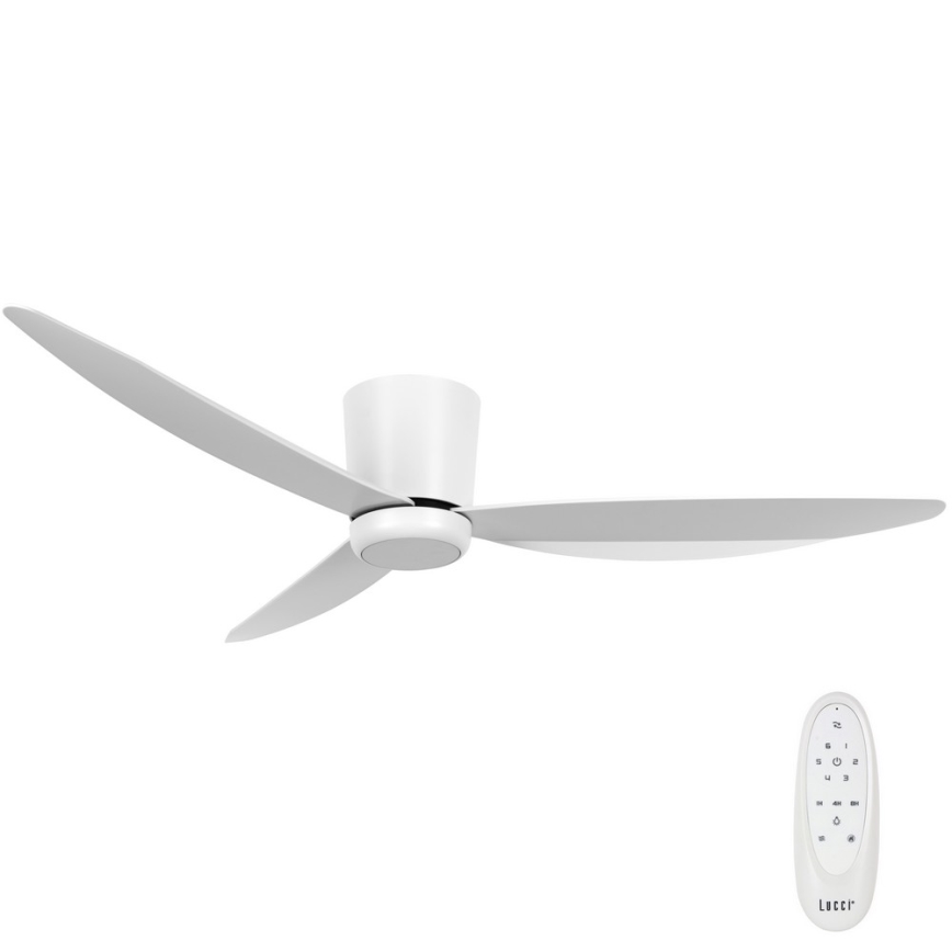 Lucci air 21610649 - LED Димируем таванен вентилатор ARRAY 1xGX53/12W/230V бял + дистанционно управление