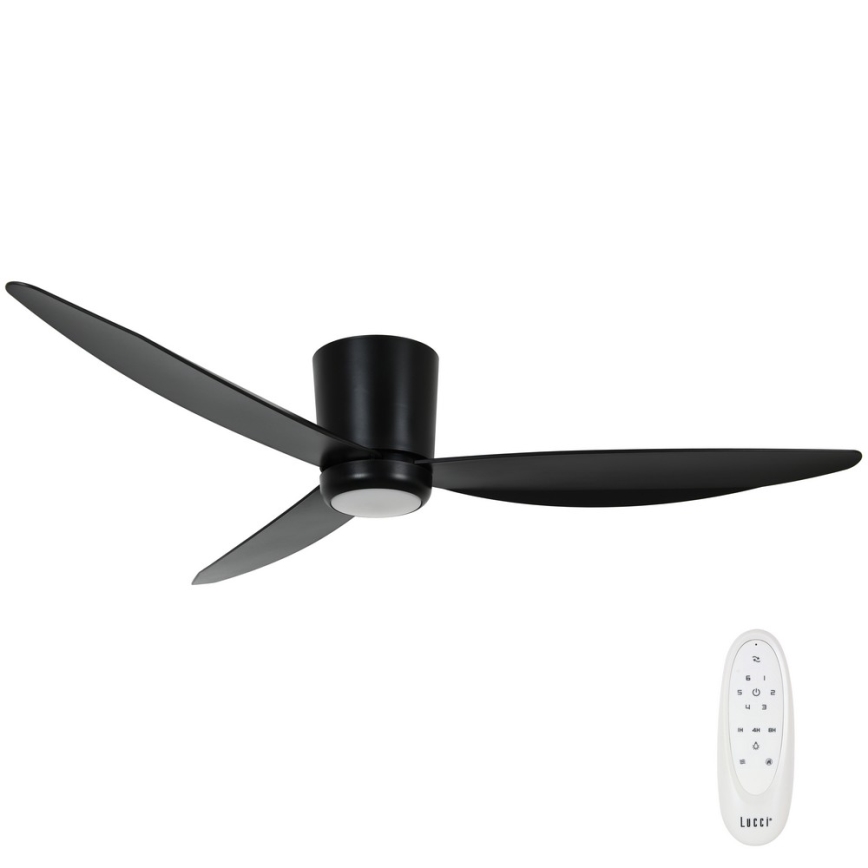 Lucci air 21610749 - LED Димируем таванен вентилатор ARRAY 1xGX53/12W/230V черен + дистанционно управление