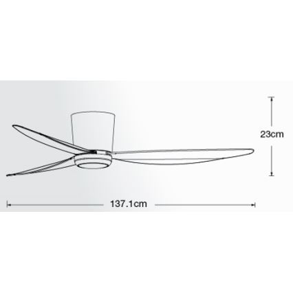 Lucci air 21610749 - LED Димируем таванен вентилатор ARRAY 1xGX53/12W/230V черен + дистанционно управление