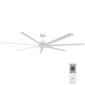 Lucci air 21610849 - Димируем ceiling fan ATLANTA 1xGX53/12W/230V бял + дистанционно управление