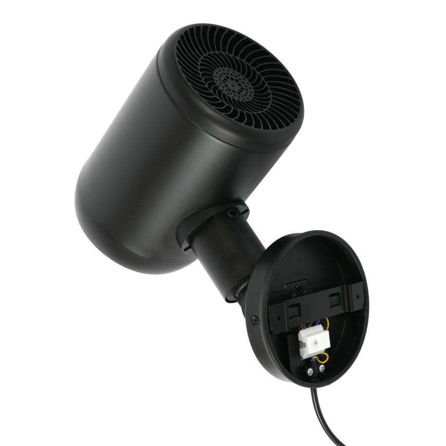 Lucci Air 21612649 - Стенен вентилатор JET 32W/230V черен + дистанционно управление