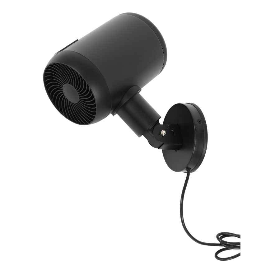 Lucci Air 21612649 - Стенен вентилатор JET 32W/230V черен + дистанционно управление