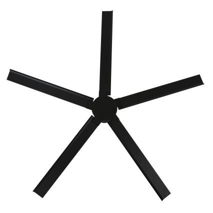 Lucci air 21616149 - Таванен вентилатор MONZA IP55 черен + дистанционно управление