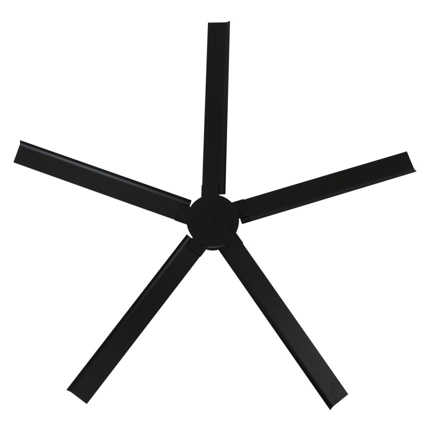 Lucci air 21616149 - Таванен вентилатор MONZA IP55 черен + дистанционно управление