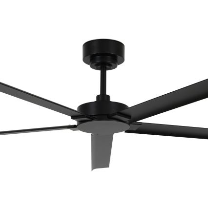Lucci air 21616149 - Вентилатор за таван MONZA IP55 черен + дистанционно управление