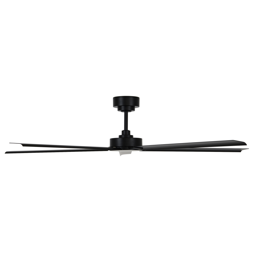 Lucci air 21616149 - Вентилатор за таван MONZA IP55 черен + дистанционно управление
