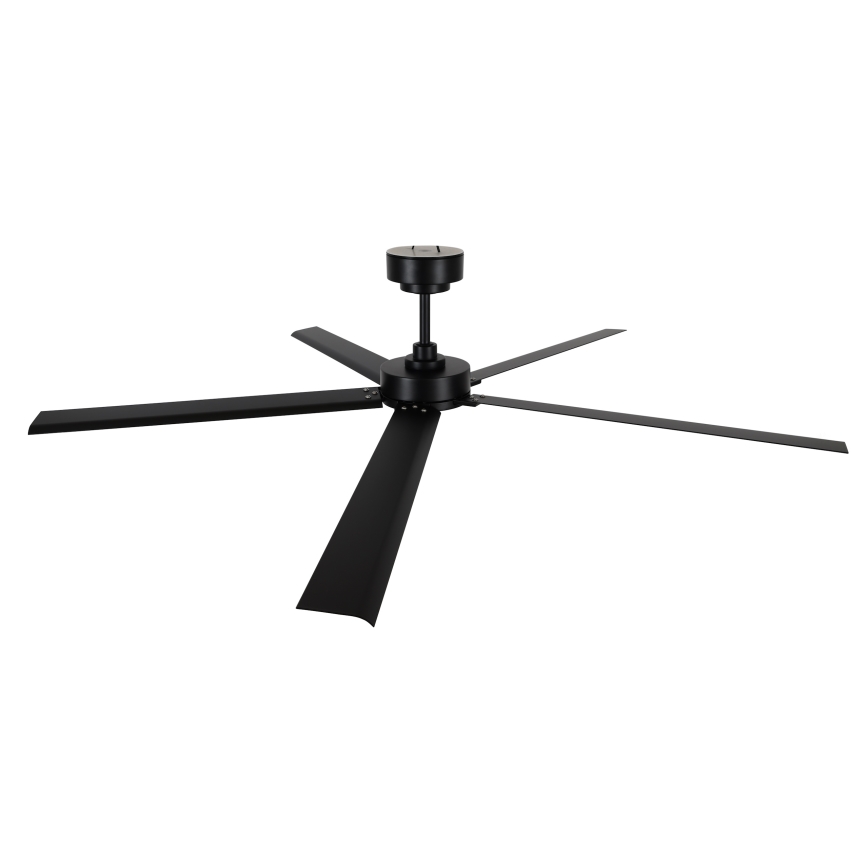 Lucci air 21616149 - Вентилатор за таван MONZA IP55 черен + дистанционно управление