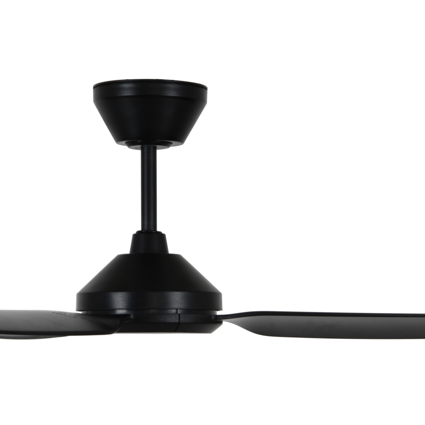 Lucci air 21616349 - Вентилатор за таван POLIS IP55 черен + дистанционно управление