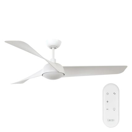 Lucci Air 21617049 - LED димируем таванен вентилатор OSPREY 1xGX53/12W/230V Ø 132 см бял + дистанционно управление