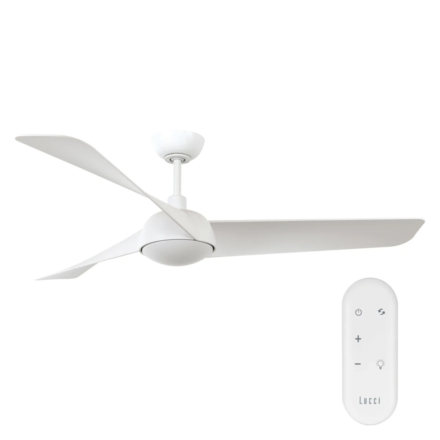 Lucci Air 21617049 - LED димируем таванен вентилатор OSPREY 1xGX53/12W/230V Ø 132 см бял + дистанционно управление