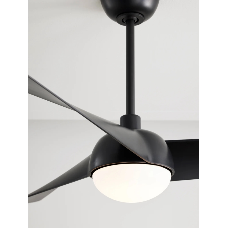 Lucci Air 21617149 - LED таванен вентилатор OSPREY с регулируема яркост 1xGX53/12W/230V Ø 132 см, черен + дистанционно управление