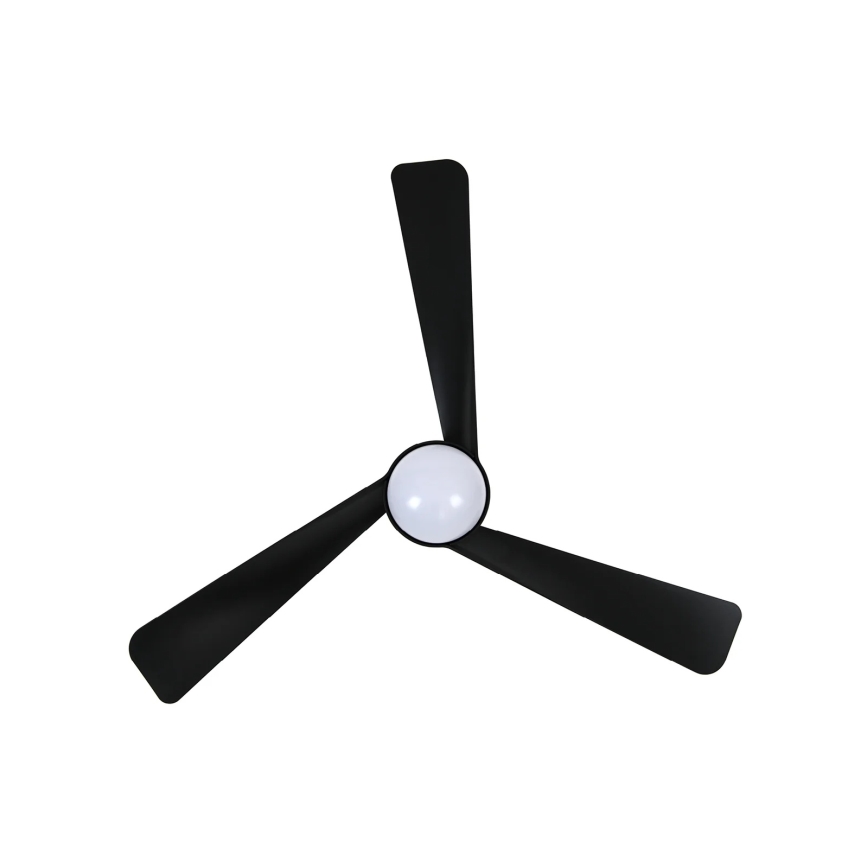 Lucci Air 21617149 - LED таванен вентилатор OSPREY с регулируема яркост 1xGX53/12W/230V Ø 132 см, черен + дистанционно управление