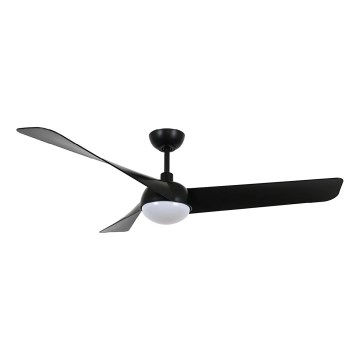 Lucci Air 21617149 - LED таванен вентилатор OSPREY с регулируема яркост 1xGX53/12W/230V Ø 132 см, черен + дистанционно управление