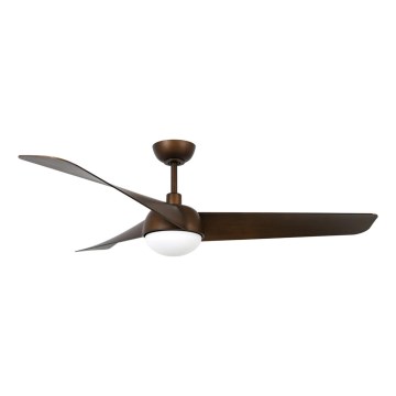 Lucci Air 21617249 - LED таванен вентилатор OSPREY с възможност за димиране 1xGX53/12W/230V диам. 132 см бронзов + дистанционно управление