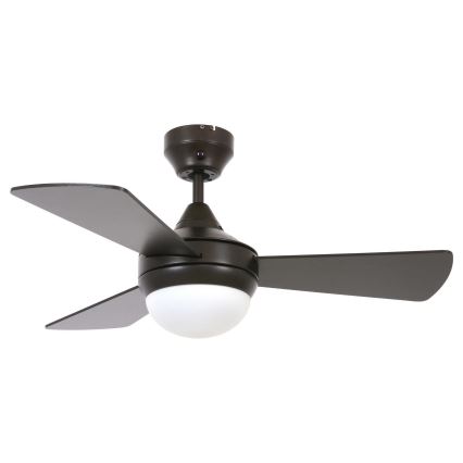 Lucci Air 512311 - Таванен вентилатор AIRLIE HUGGER 2xE27/15W/230V дървесен/кафяв Ø 91 см + дистанционно управление