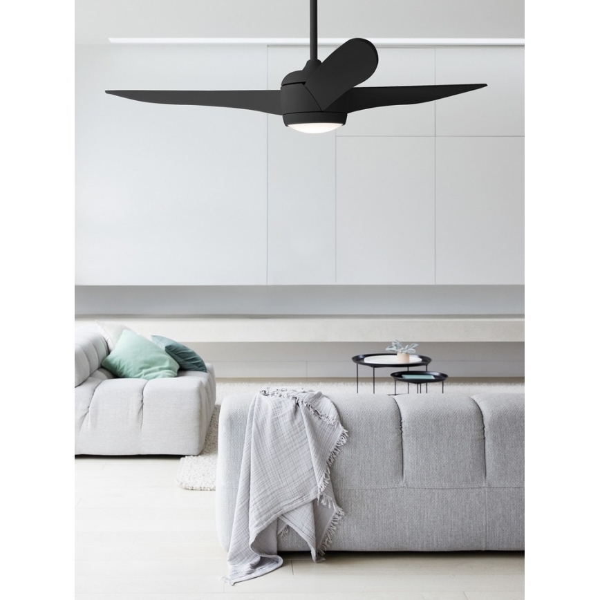 Lucci air 512910 - LED Вентилатор за таван AIRFUSION NORDIC LED/20W/230V черен + дистанционно управление