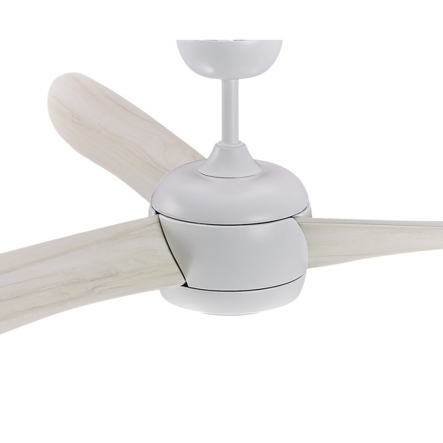 Lucci air 512911 - LED Вентилатор за таван AIRFUSION NORDIC LED/20W/230V дърво/бял + дистанционно управление