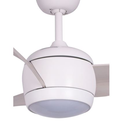 Lucci air 512911 - LED Вентилатор за таван AIRFUSION NORDIC LED/20W/230V дърво/бял + дистанционно управление