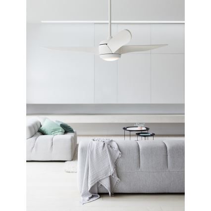 Lucci air 512911 - LED Вентилатор за таван AIRFUSION NORDIC LED/20W/230V дърво/бял + дистанционно управление