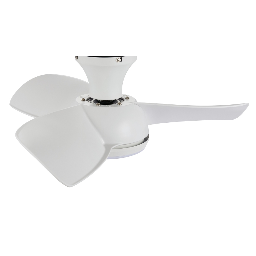 Lucci air 513071 - LED Димируем таванен вентилатор SYROS LED/18W/230V 3000/4000/6000K бял + дистанционно управление