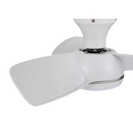 Lucci air 513071 - LED Димируем таванен вентилатор SYROS LED/18W/230V 3000/4000/6000K бял + дистанционно управление