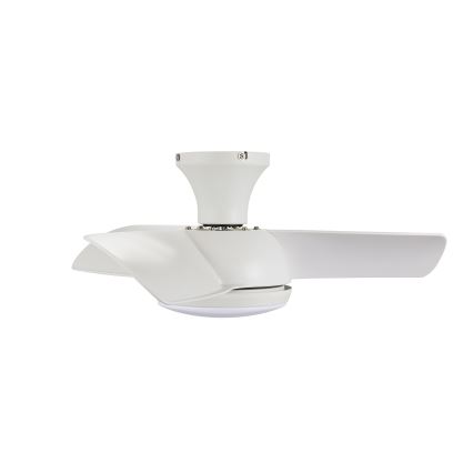 Lucci air 513071 - LED Димируем таванен вентилатор SYROS LED/18W/230V 3000/4000/6000K бял + дистанционно управление