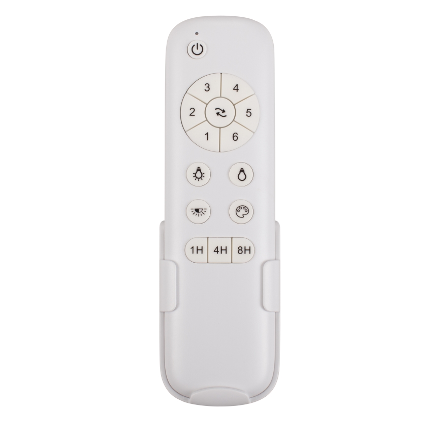 Lucci air 513072 - Димируем таванен вентилатор BRONX LED/18W/230V 3000/4000/6000K черен/лъскав хром диам. 132 см + дистанционно управление