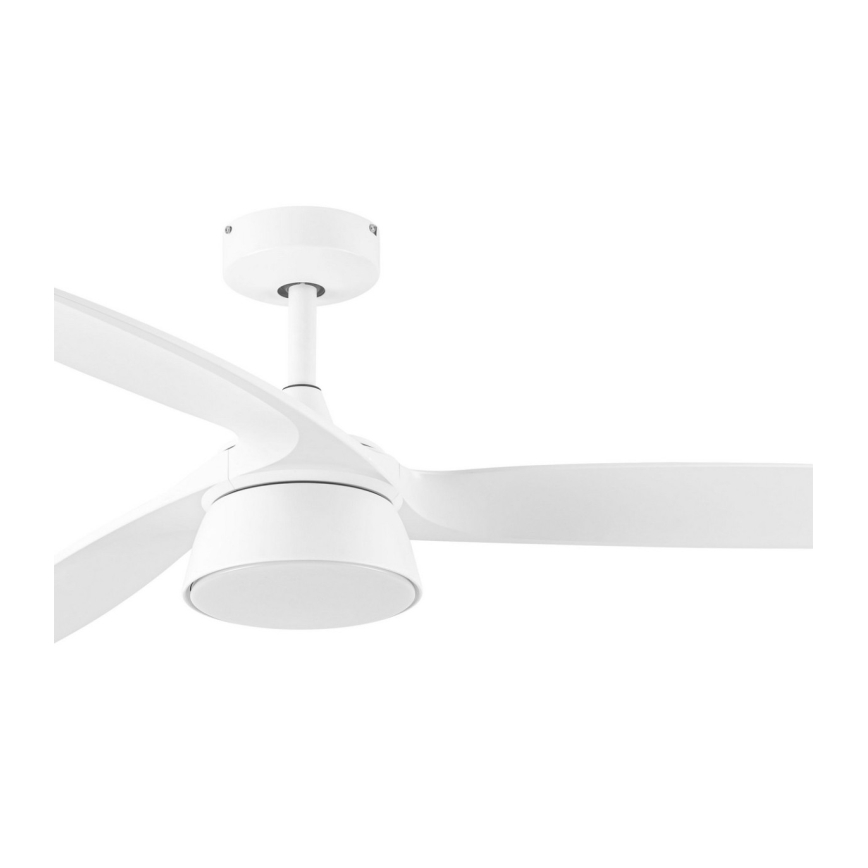 Lucci Air 513073 - LED таванен вентилатор BRONX с възможност за димиране LED/18W/230V 3000/4000/6000K Ø 132 см бял + дистанционно управление