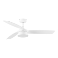 Lucci Air 513073 - LED таванен вентилатор BRONX с възможност за димиране LED/18W/230V 3000/4000/6000K Ø 132 см бял + дистанционно управление