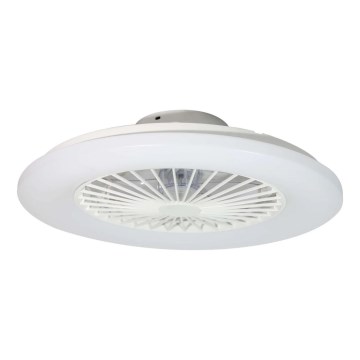 Lucci Air 513200 - LED Димируем плафон с вентилатор OSLO LED/20W/230V 3000/4500/6500K бял + дистанционно управление