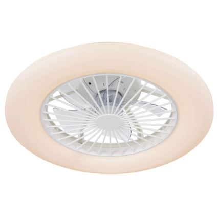 Lucci Air 513200 - LED Димируем плафон с вентилатор OSLO LED/20W/230V 3000/4500/6500K бял + дистанционно управление