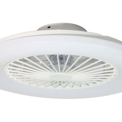 Lucci Air 513200 - LED Димируем плафон с вентилатор OSLO LED/20W/230V 3000/4500/6500K бял + дистанционно управление