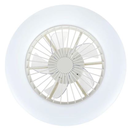 Lucci Air 513200 - LED Димируем плафон с вентилатор OSLO LED/20W/230V 3000/4500/6500K бял + дистанционно управление