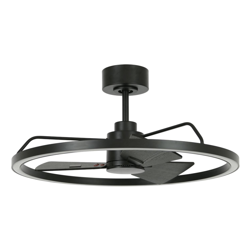 Lucci Air 516124 - LED Димируем таванен вентилатор CESSNA LED/36W/230V 3000/4000/5000K черен + дистанционно управление