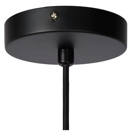 Lucide 03438/35/72 - Висящ полилей ALBAN 1xE27/40W/230V бежов