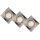 Lucide 11002/15/12 - К-кт 3x LED Димируема лампа за вграждане FOCUS 1xGU10/5W/230V хром ъглов