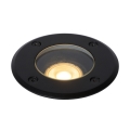 Lucide 11801/01/30 - Екстериорна лампа за вграждане BILTIN 1xGU10/35W/230V IP67 черен