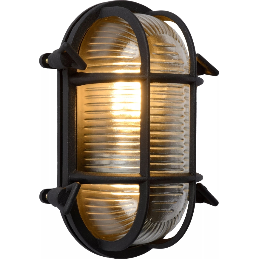 Lucide 11891/20/30 - Екстериорен аплик DUDLEY 1xE27/40W/230V IP65 черен