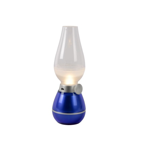 Lucide 13520/01/35 - LED Димируема Настолна лампа ALADIN 1xLED/0,4W/5V синя
