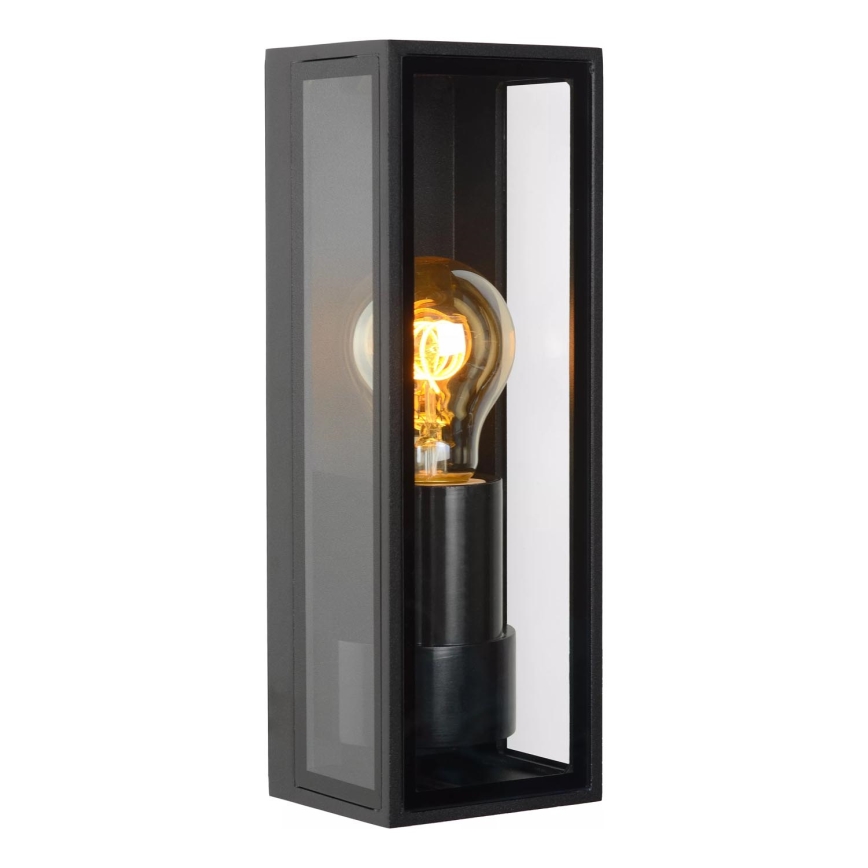 Lucide 15802/01/30 - Екстериорен аплик DUKAN 1xE27/15W/230V IP65 черен