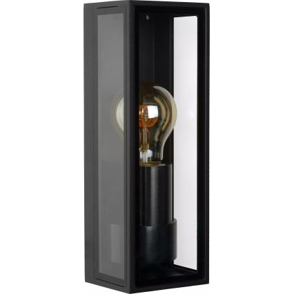 Lucide 15802/01/30 - Екстериорен аплик DUKAN 1xE27/15W/230V IP65 черен