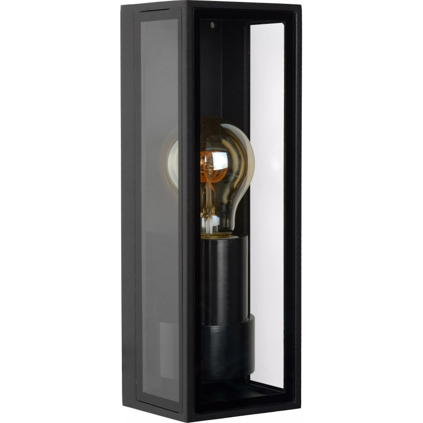 Lucide 15802/01/30 - Екстериорен аплик DUKAN 1xE27/15W/230V IP65 черен