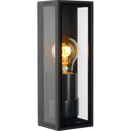 Lucide 15802/01/30 - Екстериорен аплик DUKAN 1xE27/15W/230V IP65 черен